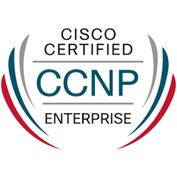Cisco certified CCNP enterprise logo