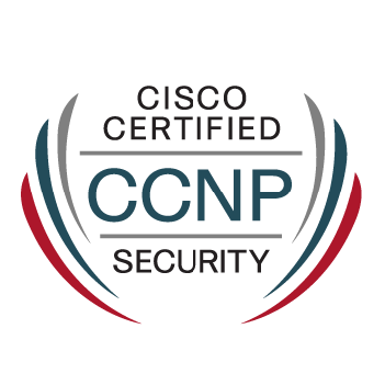 Cisco certified CCNP security logo